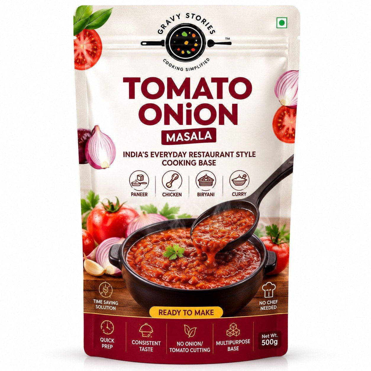 Tomato Onion Masala Multi purpose Gravy (500g)